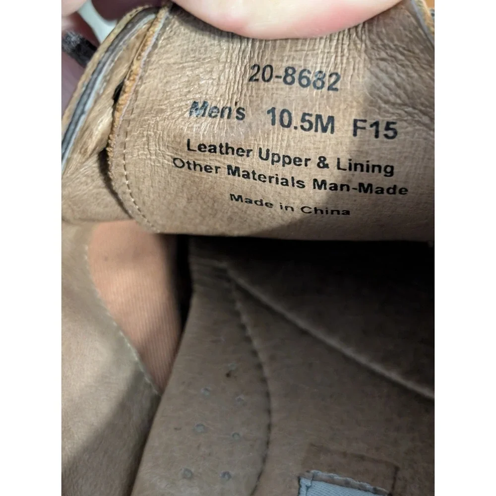Johnston & Murphy Men's 10.5 Brown‎ Cap Toe Oxford Dress Shoes 20-8682 Leather